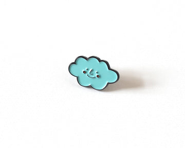 RippleSplash Studio - Smiley Cloud Enamel Pin