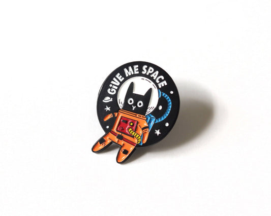 RippleSplash Studio - Give Me Space Cat Enamel Pin