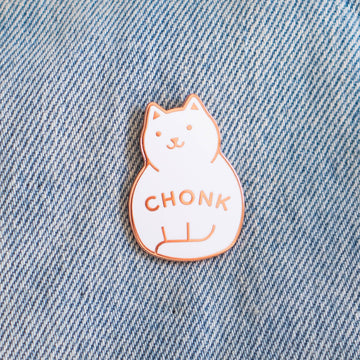 Everyday Olive - Chonk Pin: White / Copper