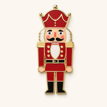 Happily Plants - Nutcracker Pin, Christmas Pins