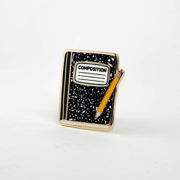 Happily Plants - Composition Notebook Pin