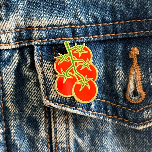 Rather Keen - Tomatoes enamel pin