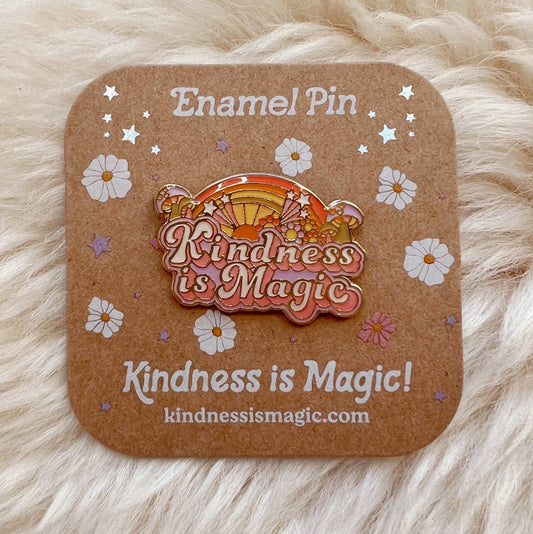 Kindness is Magic - Kindness is Magic Rainbow Enamel Pin