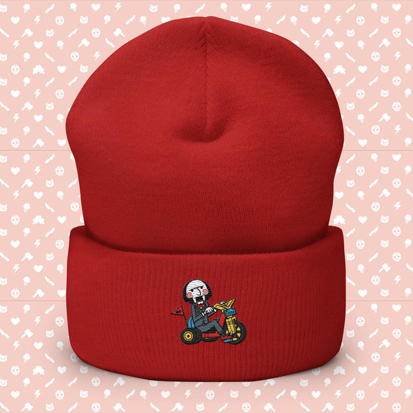 Let's Play Jigsaw Embroidered Cuffed Beanie