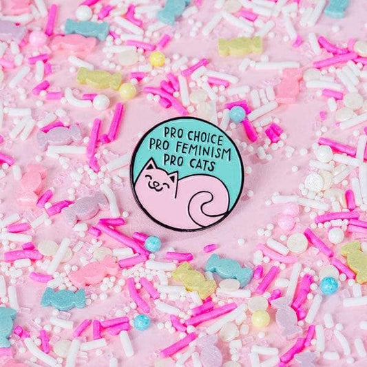 Punky Pins - Pro Cats Pro Choice Enamel Pin