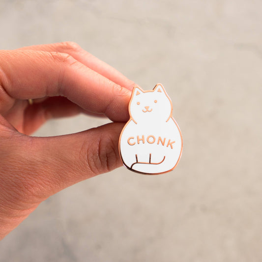 Everyday Olive - Chonk Pin: White / Copper