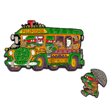 Jeepney Kultura Green Machin Pin Set (FAHM Edition)