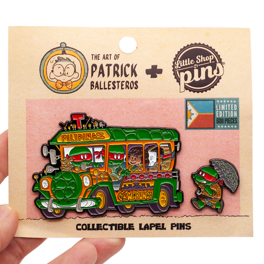 Jeepney Kultura Green Machin Pin Set (FAHM Edition)