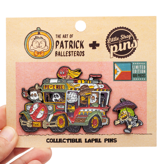 Jeepney Kultura Horror Pin Set