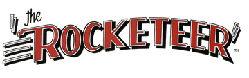 The Rocketeer logo on white background