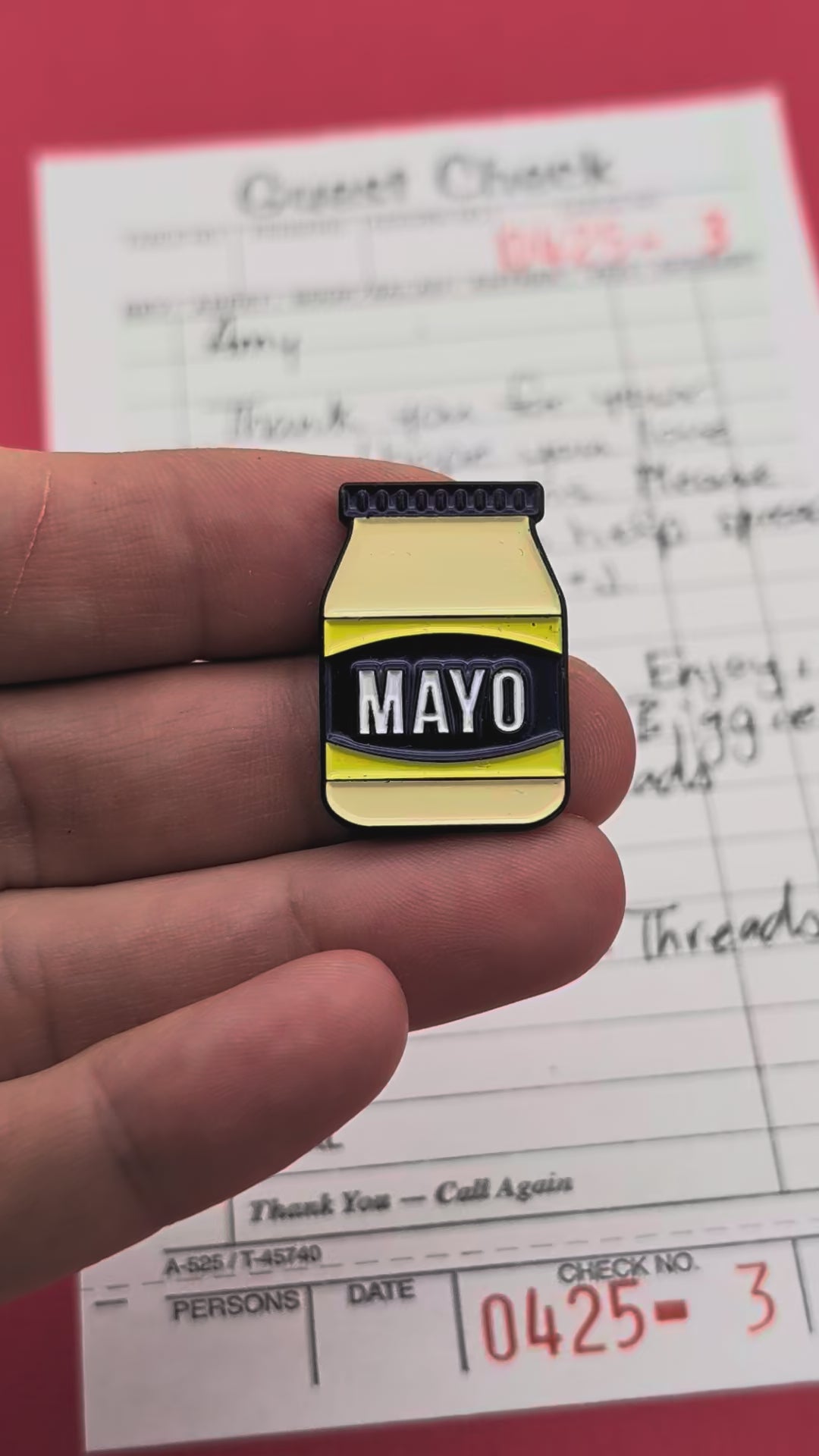 Mayo Pin Video