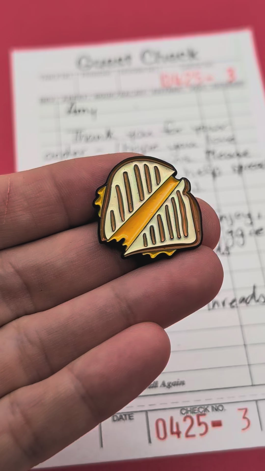Grilled Cheese Pin Video