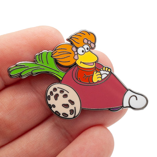 Fraggle Rock Happy Meal Car Pin - Red