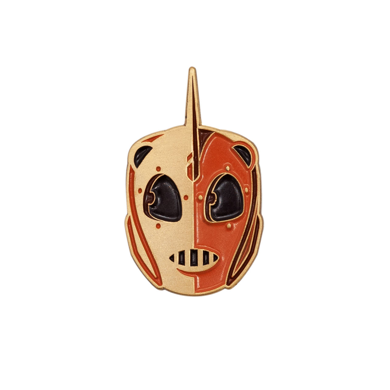 Two-toned Helmet Pin