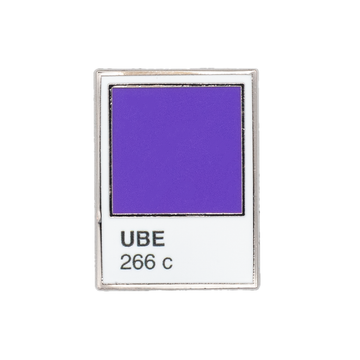 Ube Color Swatch Enamel Pin