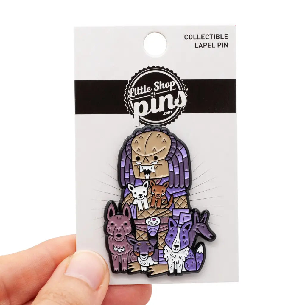 Predator (team Dogs) Enamep Pin on backing card.