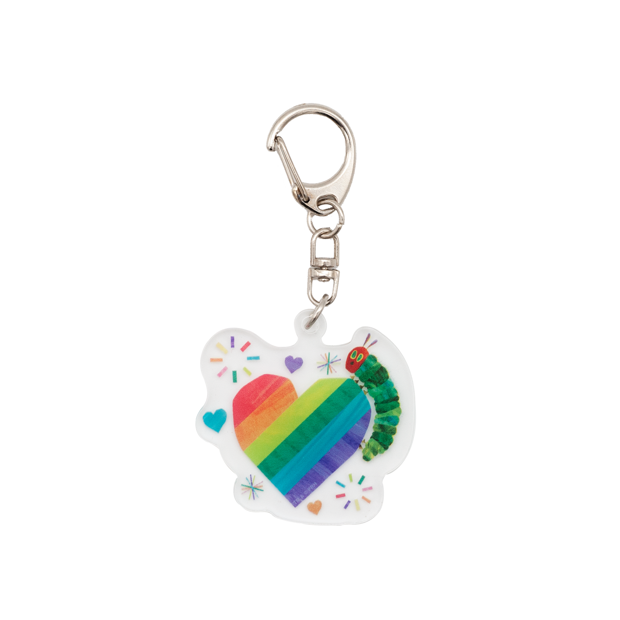 Rainbow Heart Acrylic Keychain