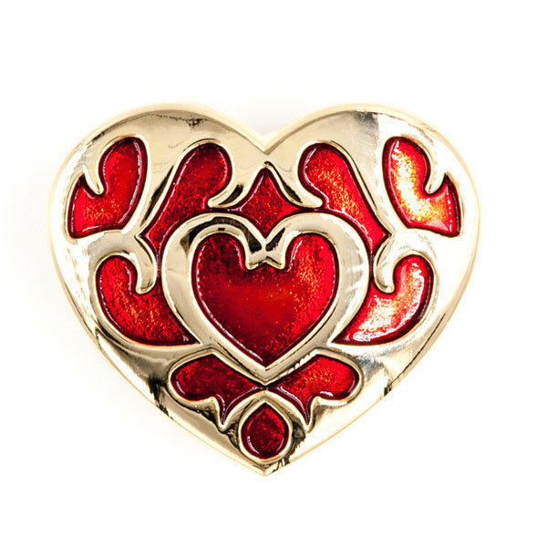 3D Heart Enamel Pin