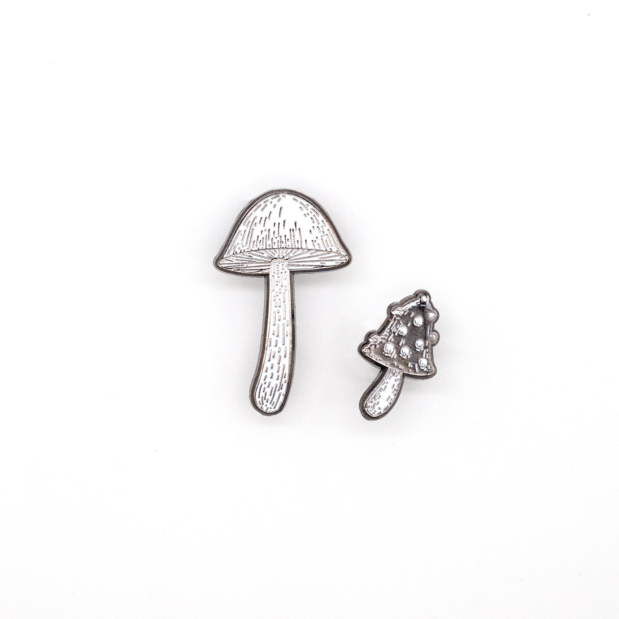 FOXLARK Witchy Pin Set - Set of 3 Witchy Enamel Pins- Mushroom Pin, Potion Bottle Pin, Witch Pin , Book Pin