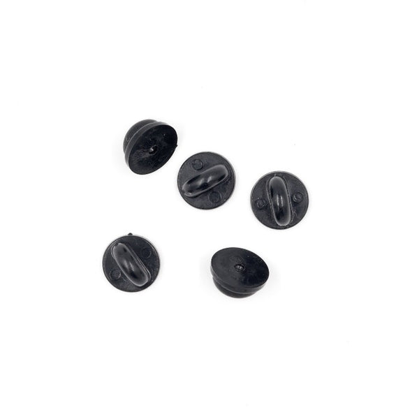 Rubber Lapel Pin Backs - 5 Pack — Endor Finders