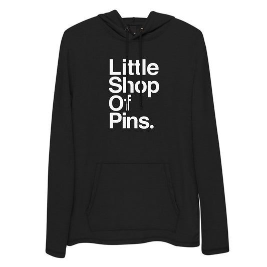 Little Shop of Pins Helvetica Unisex Lightweight Hoodie
